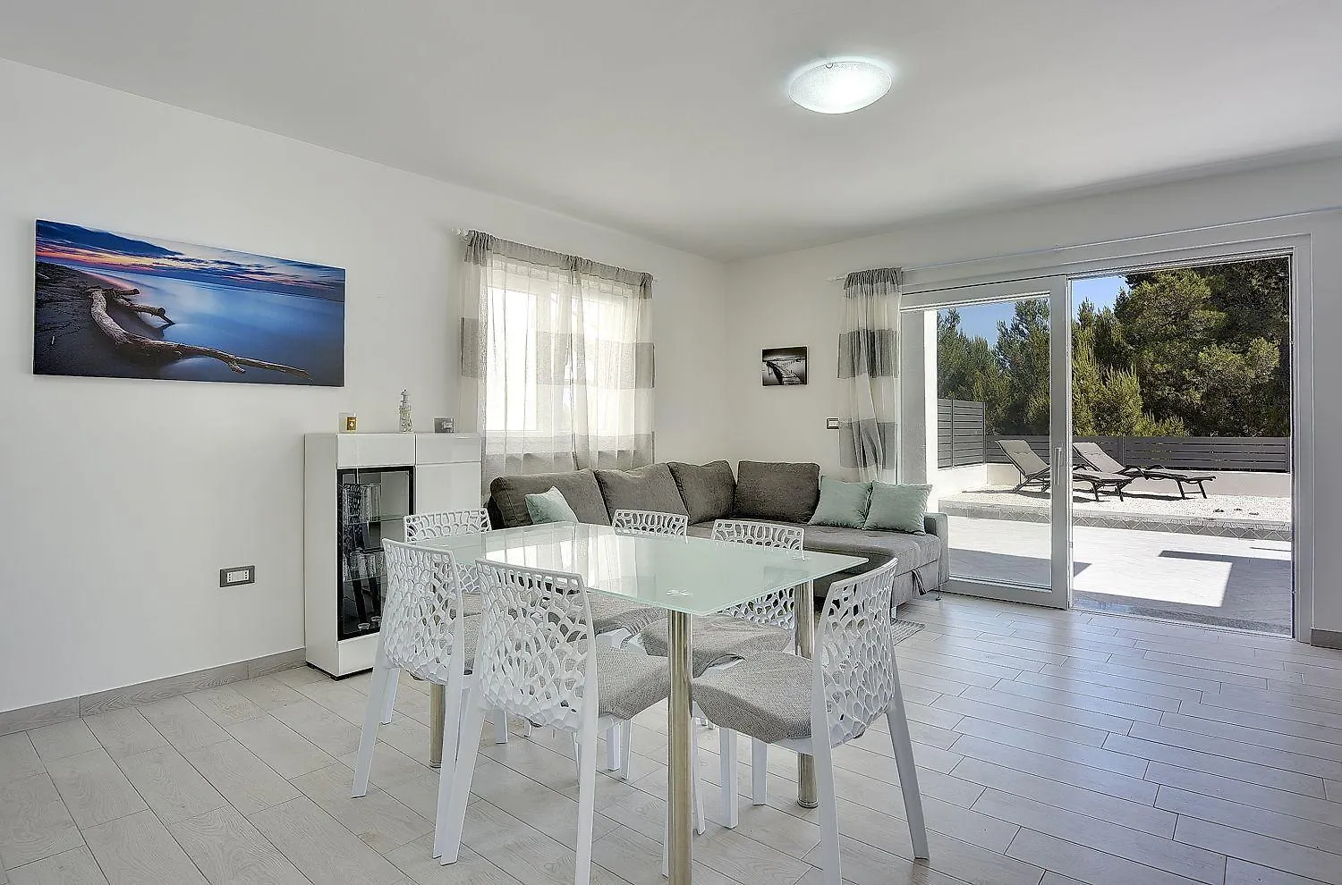 500 Meter Zum Strand Mit Privatpool, Meerblick, Klima, Wlan Liznjan 0*,