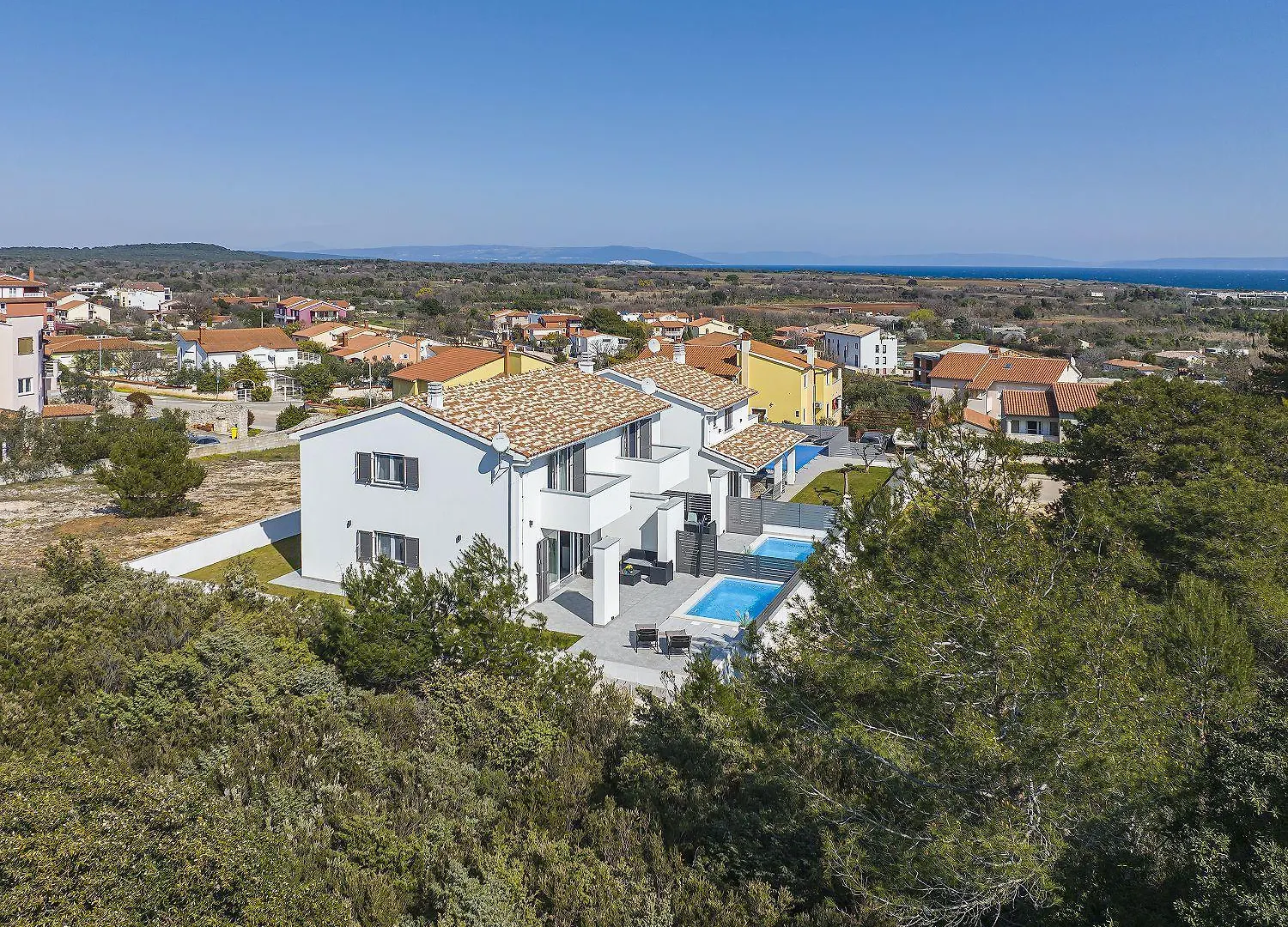 500 Meter Zum Strand Mit Privatpool, Meerblick, Klima, Wlan Liznjan Croatia